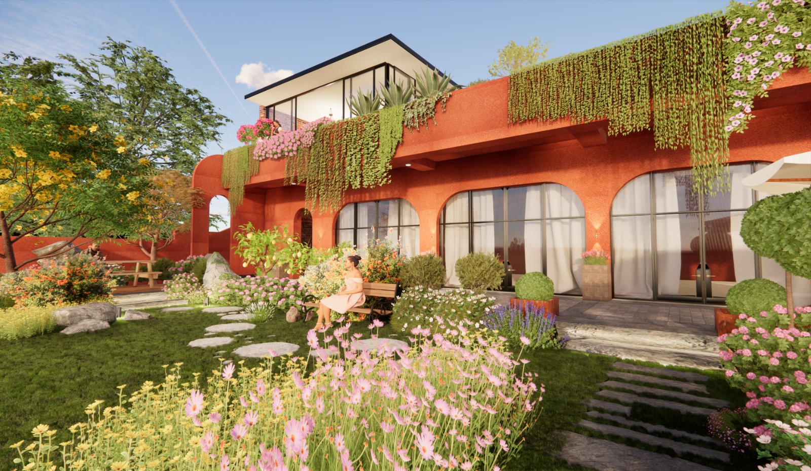 Amaltas Aravali luxury residential material palette