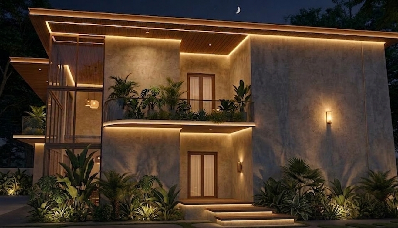 Sainik Farm Villa premium architectural finishes